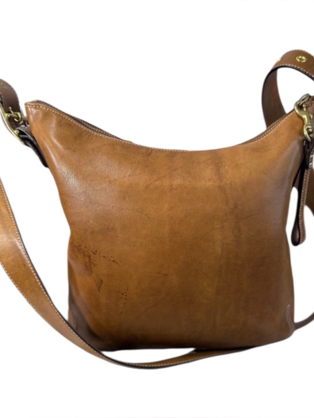 Coach Vintage Leather Burnished Glove Tanned Legacy Crossbody